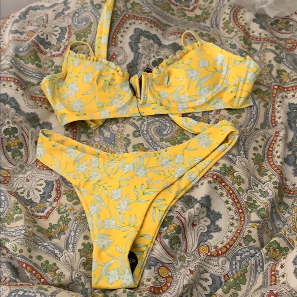 Yellow zaful bikini